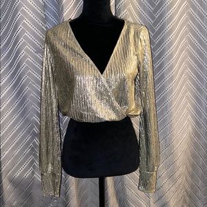 Gold blouse